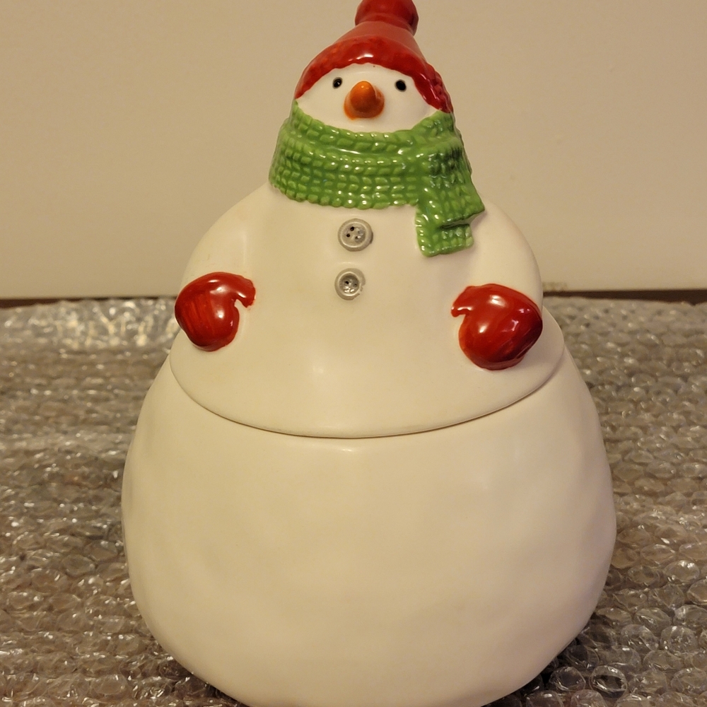 Hallmark Snowman Candy dish